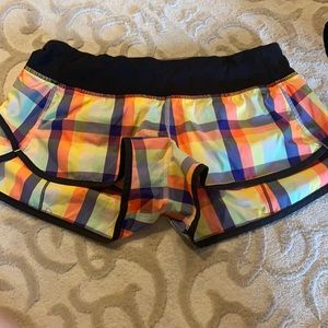 LULULEMON speed shorts.